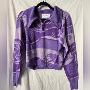 House of Sunny Indigo Skies Tracksuit Pullover